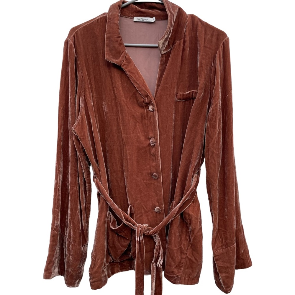 Mes Demoiselles Paris Velvet Wrap Top
